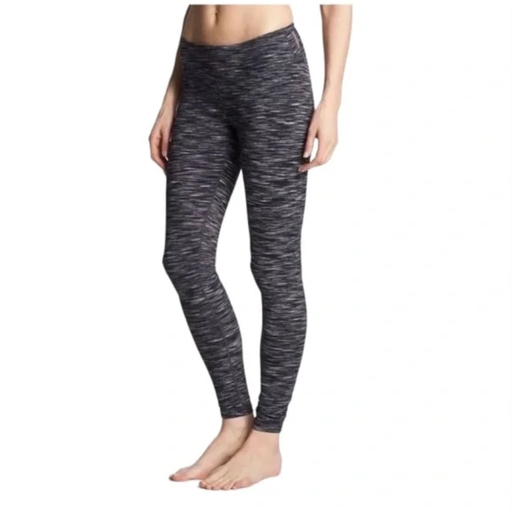 Zella Full Length Leggings Live In Space Dye Black & White Women’s Size Medium